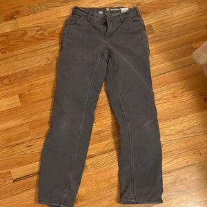 Carhartt Women's Straight Leg Jeans in Charcoal